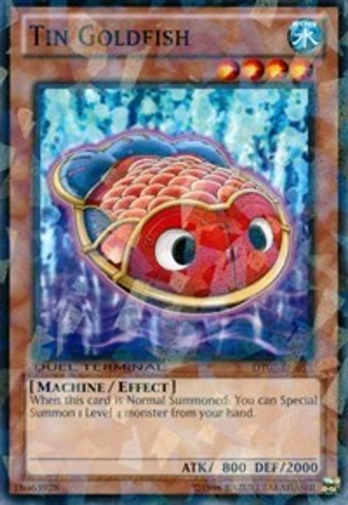 Tin Goldfish (DT07-EN057) - Duel Terminal Normal Parallel Rare