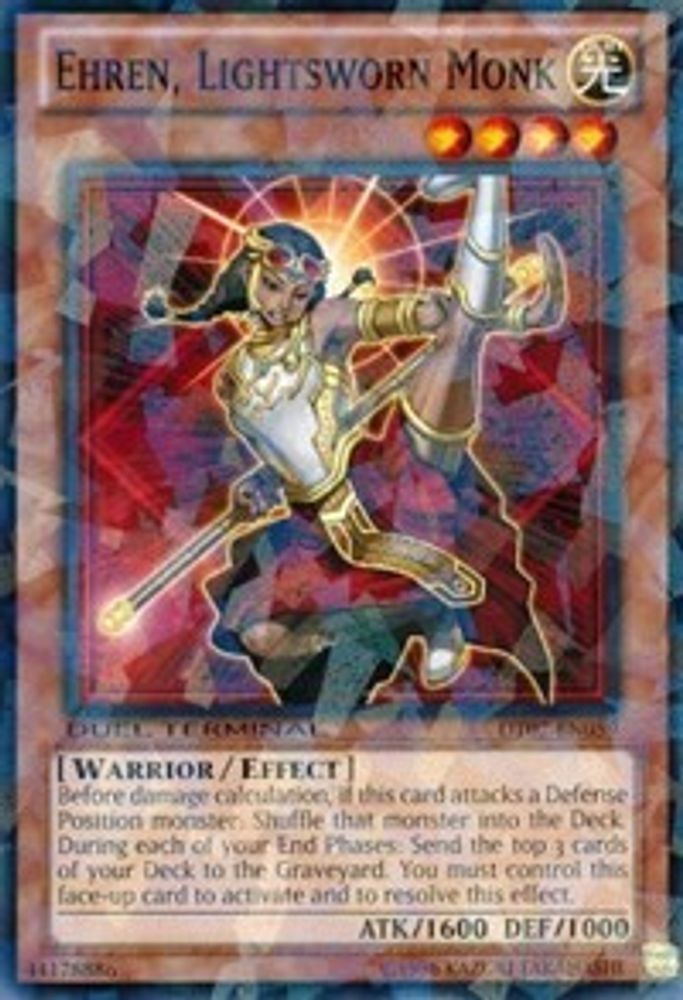 Ehren, Lightsworn Monk (DT07-EN059) - Duel Terminal Normal Parallel Rare