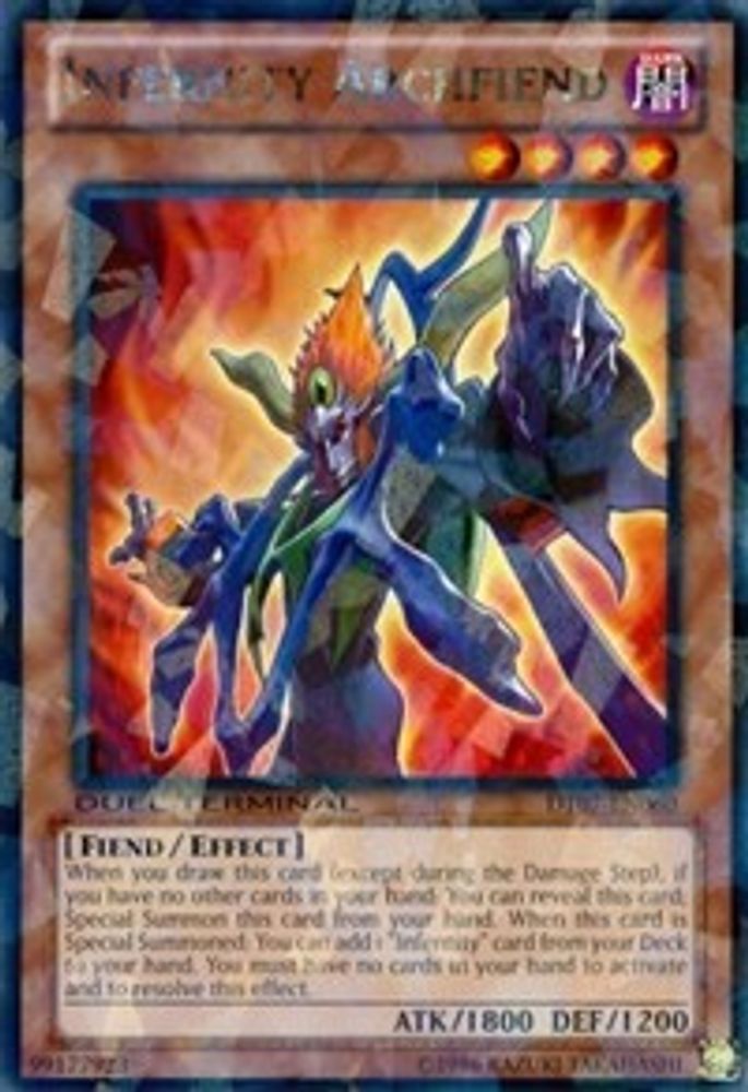 Infernity Archfiend (DT07-EN060) - Duel Terminal Normal Parallel Rare