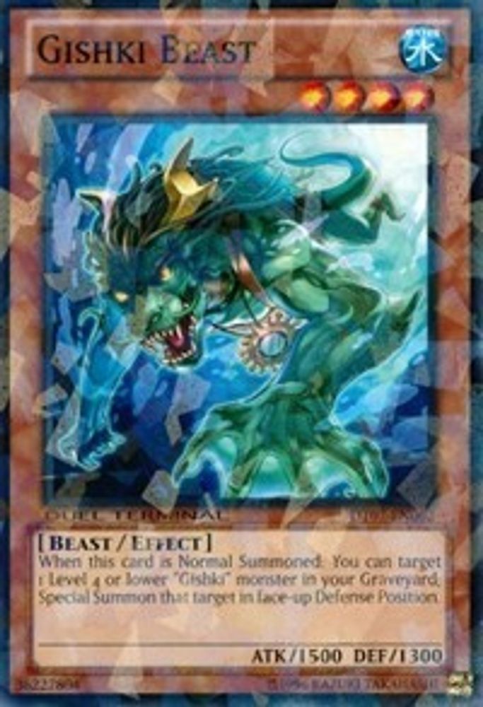 Gishki Beast (DT07-EN062) - Duel Terminal Normal Parallel Rare