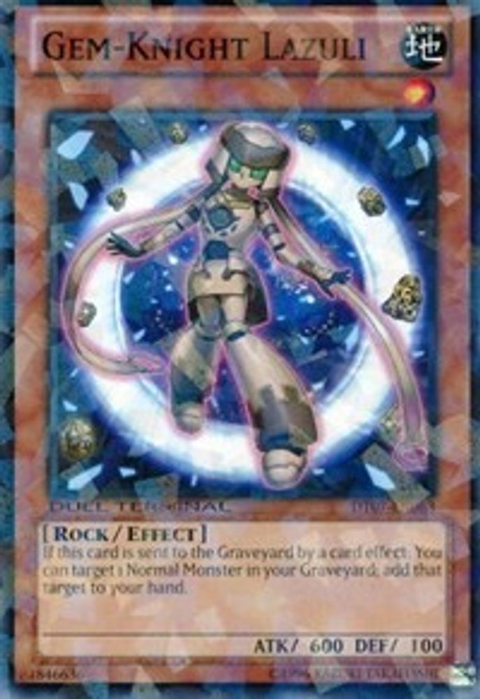 Gem-Knight Lazuli (DT07-EN063) - Duel Terminal Normal Parallel Rare