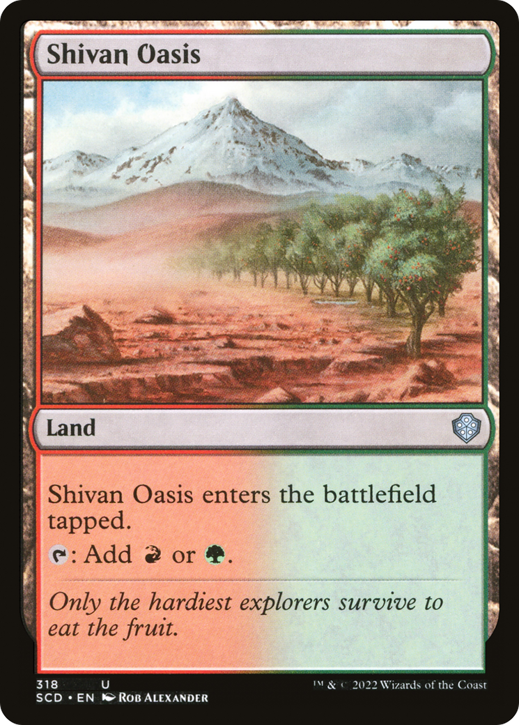 Shivan Oasis [Decks de commande de démarrage] 