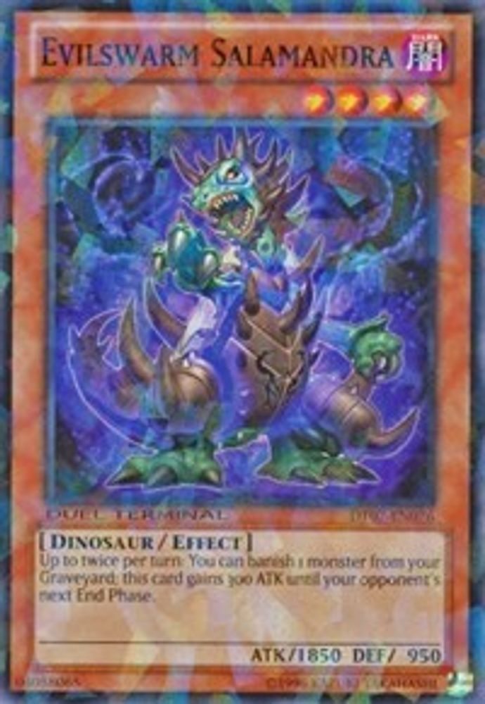 Evilswarm Salamandra (DT07-EN076) - Duel Terminal Normal Parallel Rare