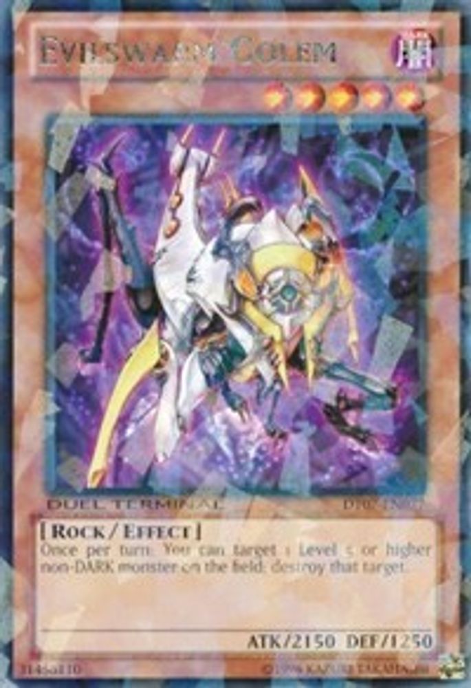 Evilswarm Golem (DT07-EN077) - Duel Terminal Rare Parallel Rare