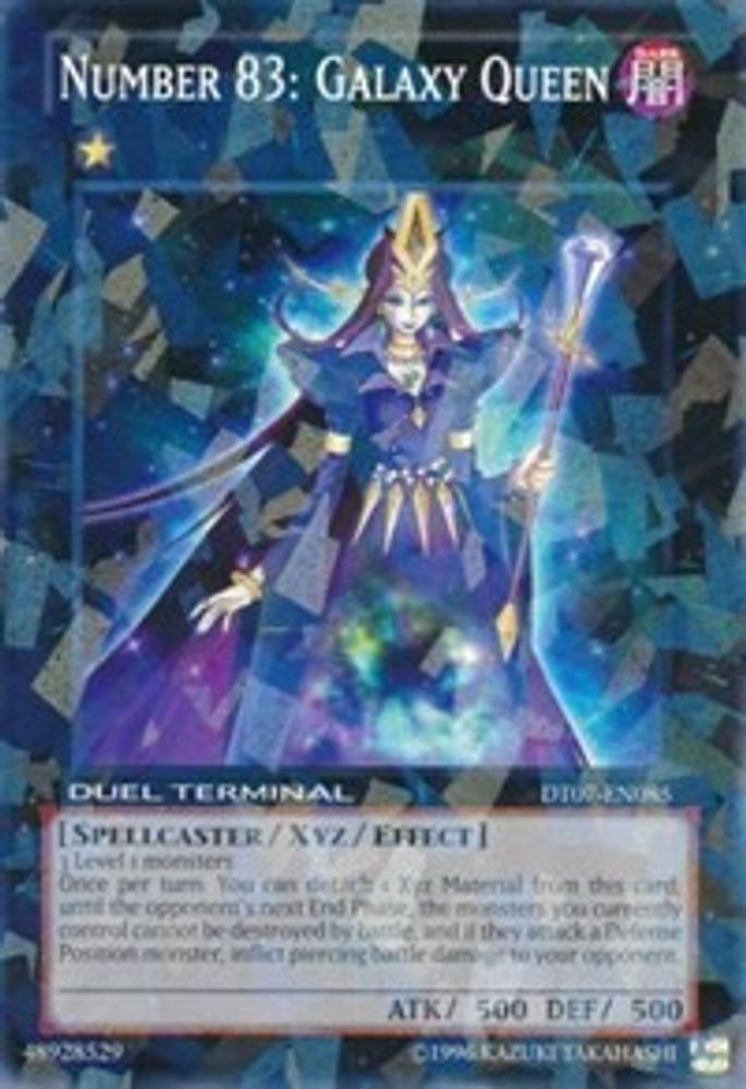 Number 83: Galaxy Queen (DT07-EN085) - Duel Terminal Normal Parallel Rare