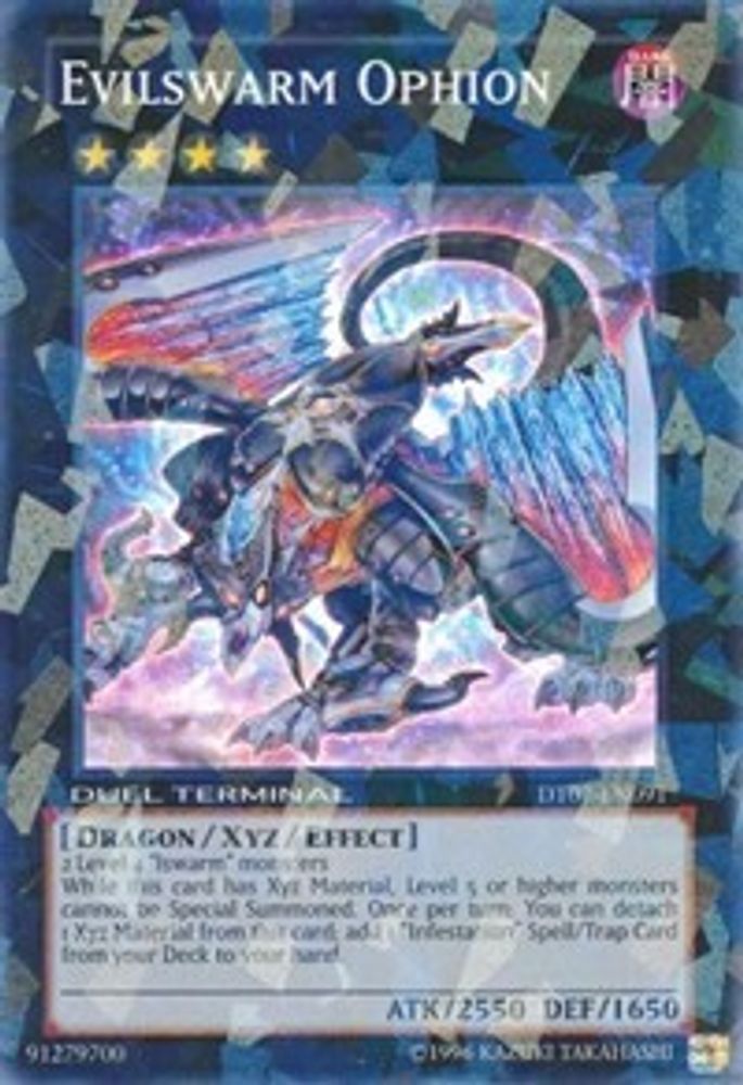 Evilswarm Ophion (DT07-EN091) - Duel Terminal Super Parallel Rare