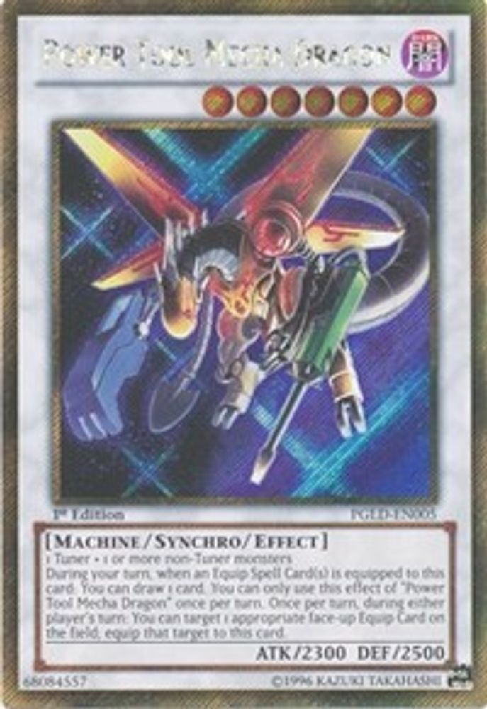 Outil électrique Mecha Dragon [PGLD-EN005] Gold Secret Rare 