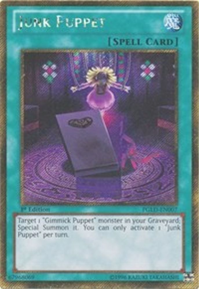 Marionnette indésirable [PGLD-EN007] Gold Secret Rare 