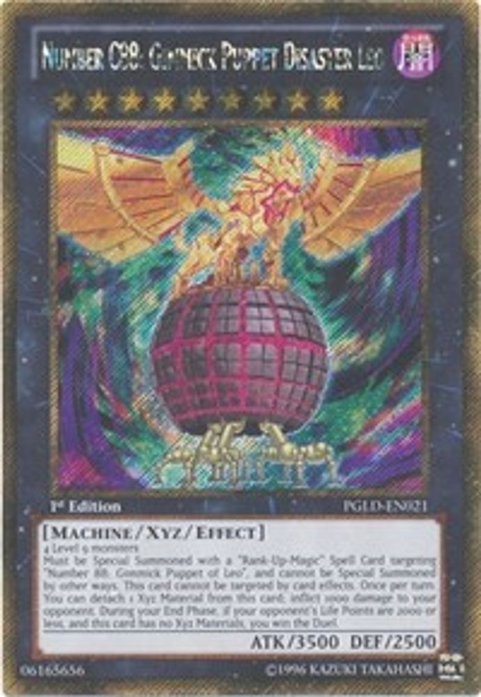 Numéro C88 : Gimmick Puppet Disaster Leo [PGLD-EN021] Gold Secret Rare 