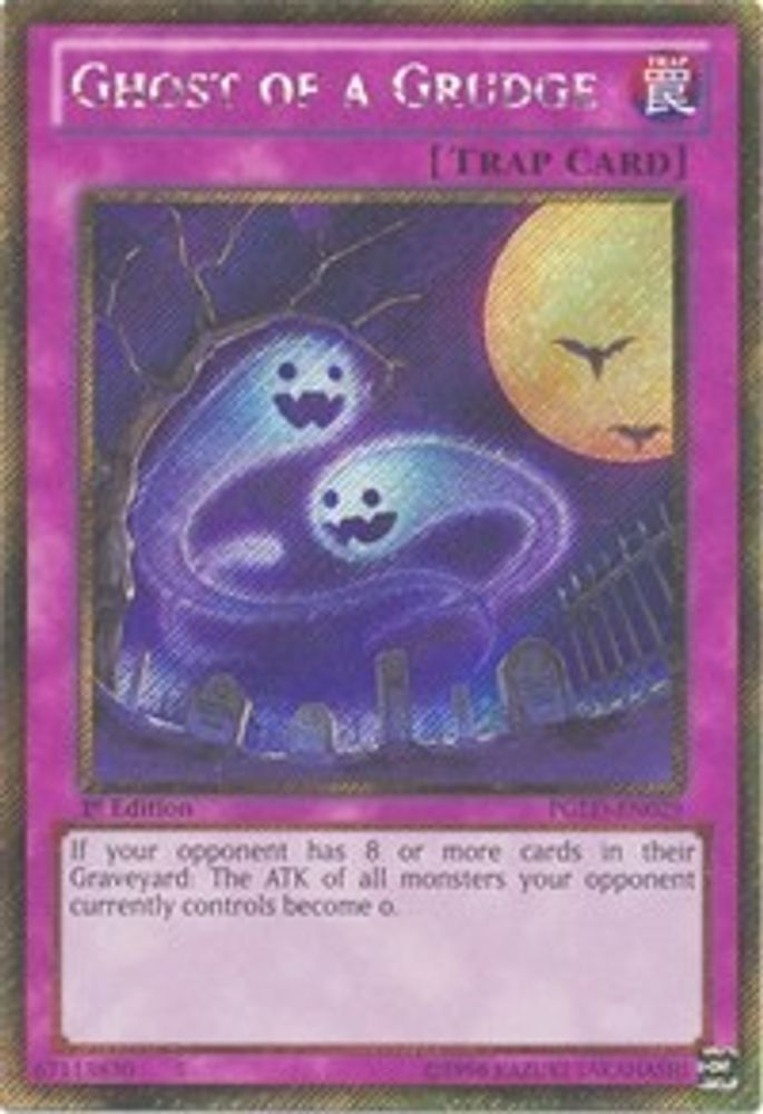 Ghost of a Grudge (PGLD-EN029) - Gold Secret Rare