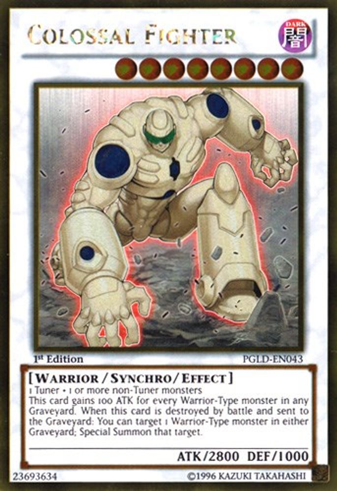 Colossal Fighter (PGLD-EN043) - Gold Rare