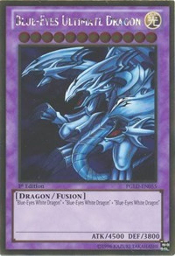 Dragon ultime aux yeux bleus [PGLD-EN055] Or Rare 