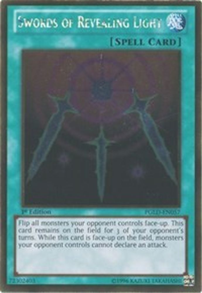 Swords of Revealing Light (PGLD-EN057) - Gold Rare