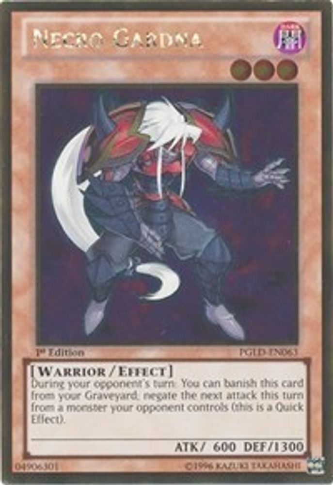 Necro Gardna [PGLD-EN063] Or Rare 