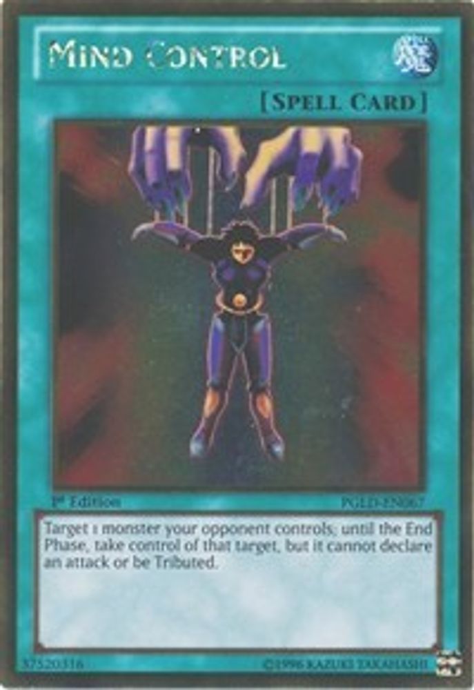 Mind Control (PGLD-EN067) - Gold Rare