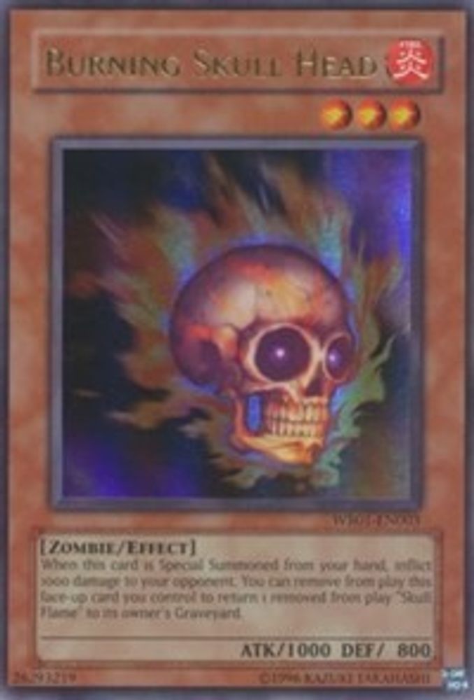 Tête de crâne brûlante [WB01-EN003] Super Rare 