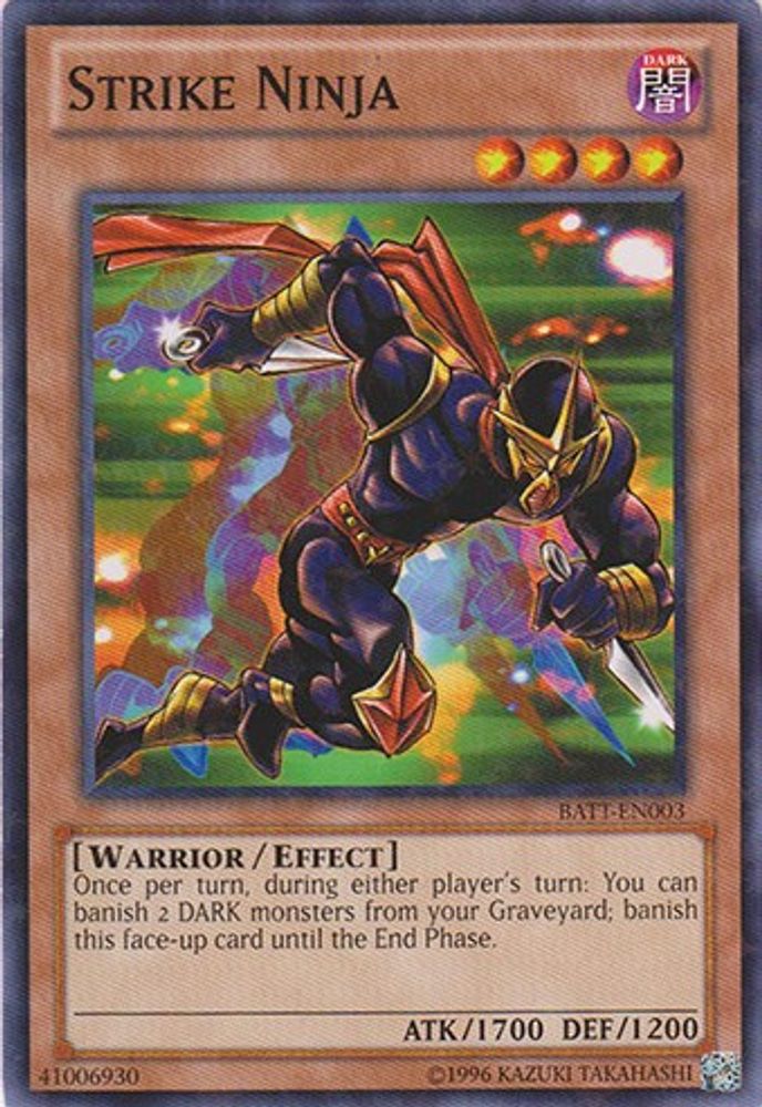 Strike Ninja (Starfoil) (BATT-EN003) - Starfoil Rare