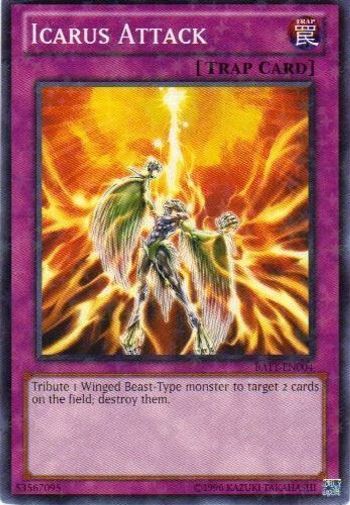 Attaque d'Icare [BATT-EN004] Starfoil Rare 