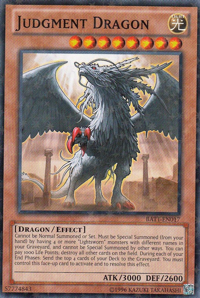 Judgment Dragon (Starfoil) (BATT-EN017) - Starfoil Rare