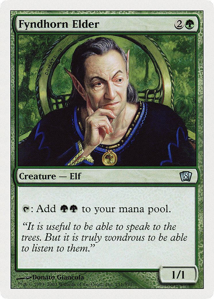 Fyndhorn Elder (8ED-251) - 8th Edition
