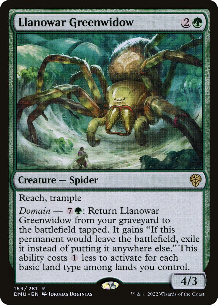 Llanowar Greenwidow [Dominaria United] 