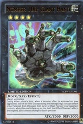 Number 106: Giant Hand (YCSW-EN006) - Ultra Rare