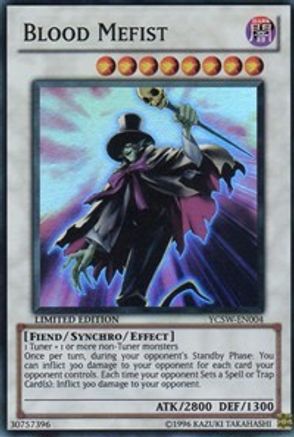 Mefist de sang [YCSW-EN004] Super Rare 