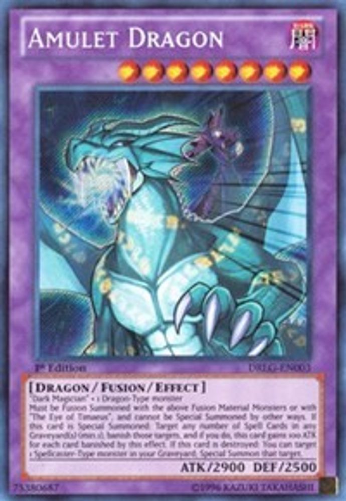 Amulet Dragon (DRLG-EN003) - Secret Rare