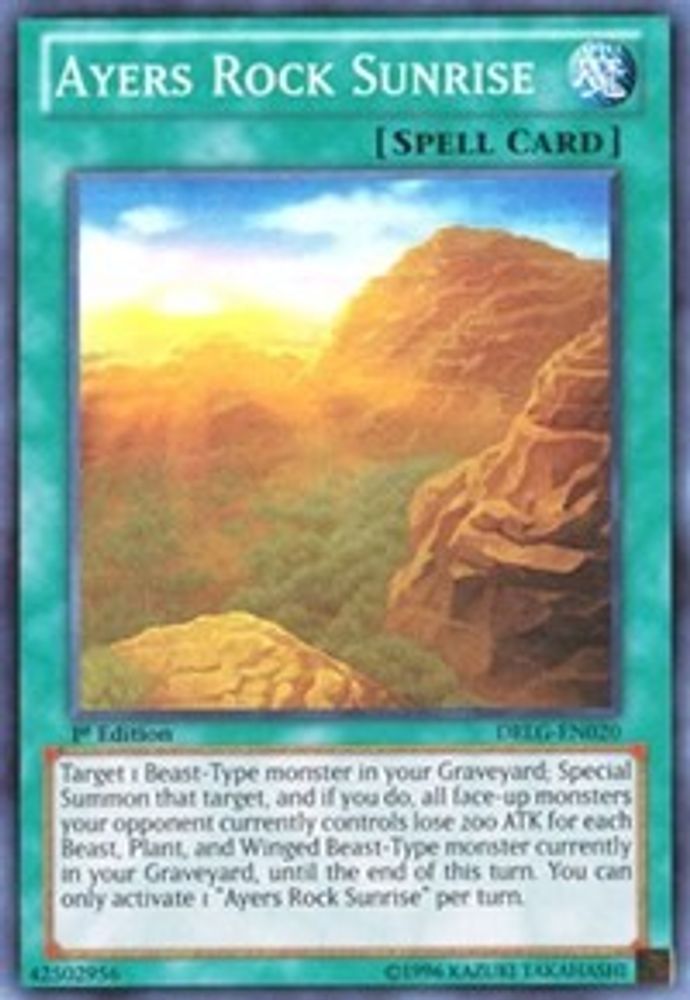 Ayers Rock Sunrise (DRLG-EN020) - Super Rare