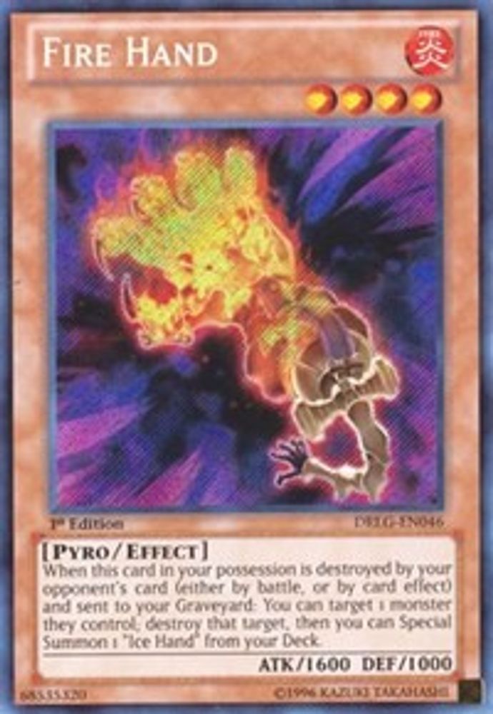 Fire Hand (DRLG-EN046) - Secret Rare