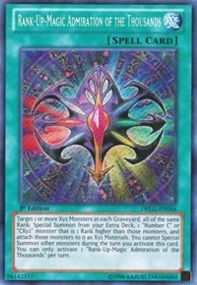 Rank-Up-Magic Admiration of the Thousands (DRLG-EN044) - Secret Rare