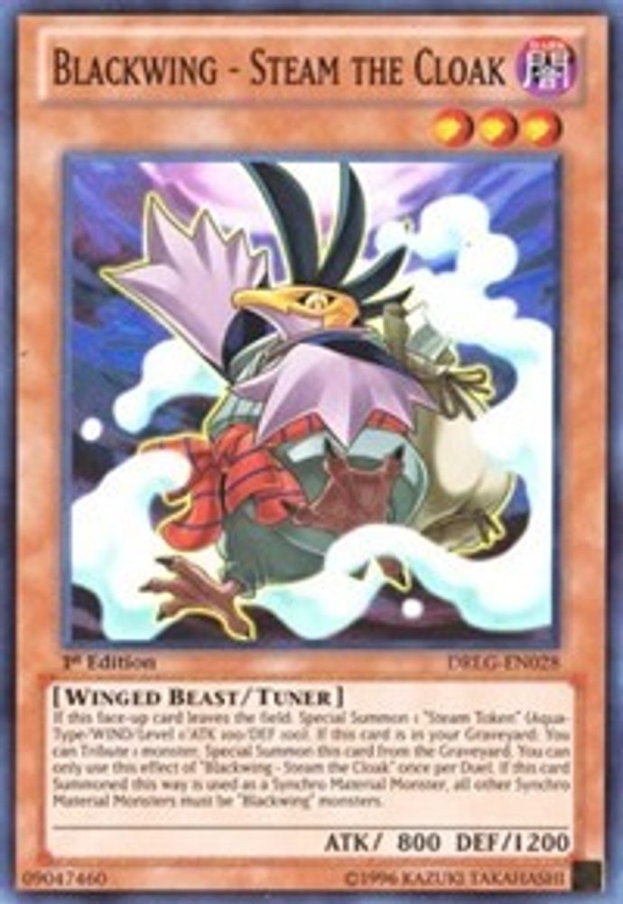 Blackwing - Steam the Cloak (DRLG-EN028) - Super Rare