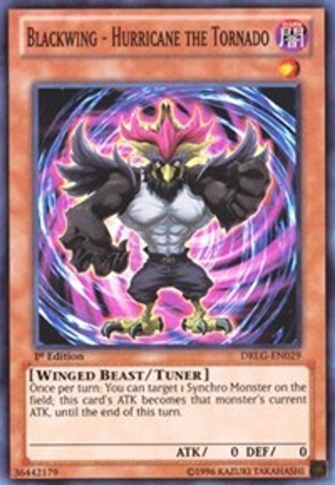 Blackwing - Hurricane the Tornado (DRLG-EN029) - Super Rare