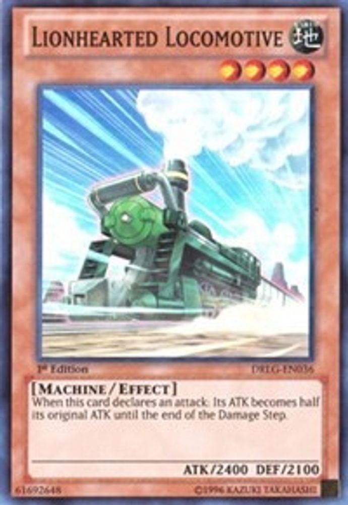 Lionhearted Locomotive (DRLG-EN036) - Super Rare