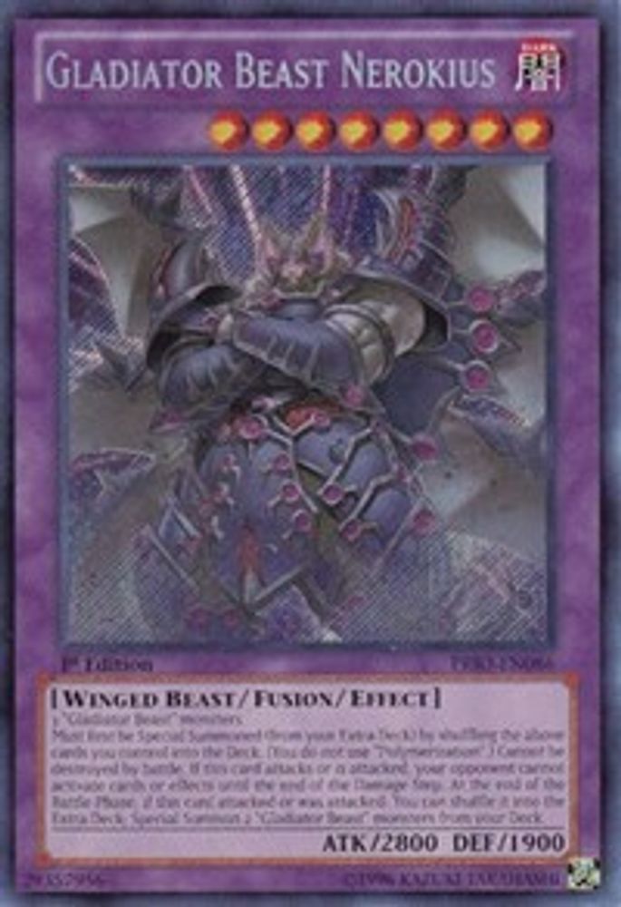 Gladiator Beast Nerokius (PRIO-EN086) - Secret Rare