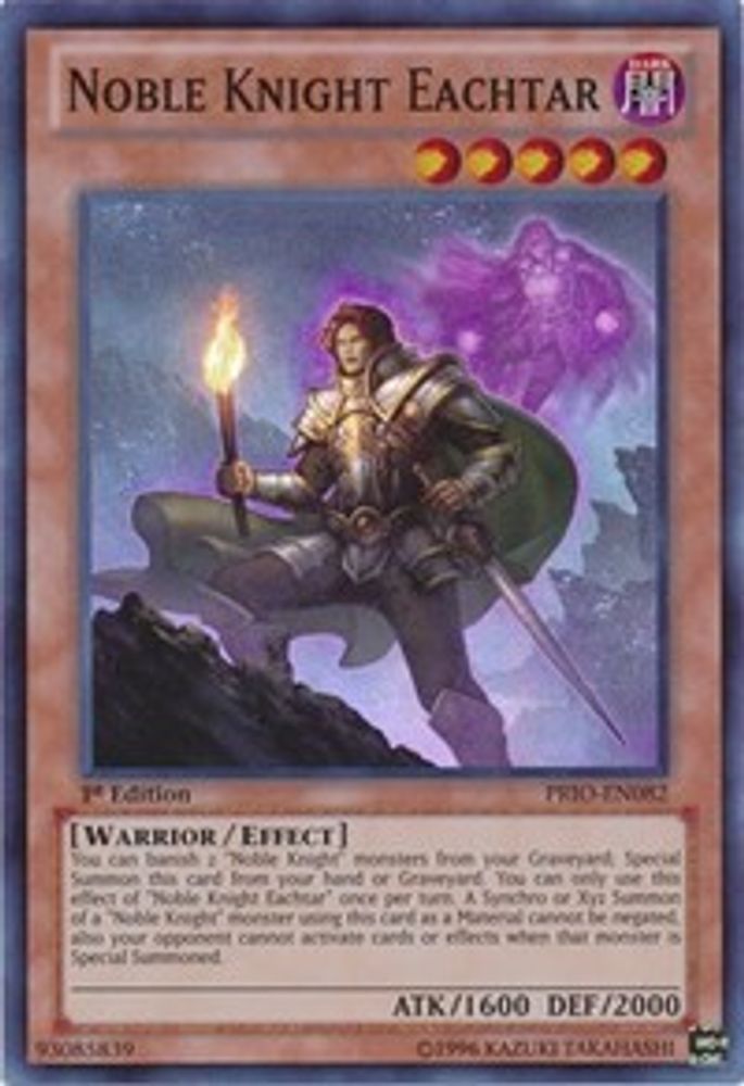 Noble Knight Eachtar (PRIO-EN082) - Super Rare