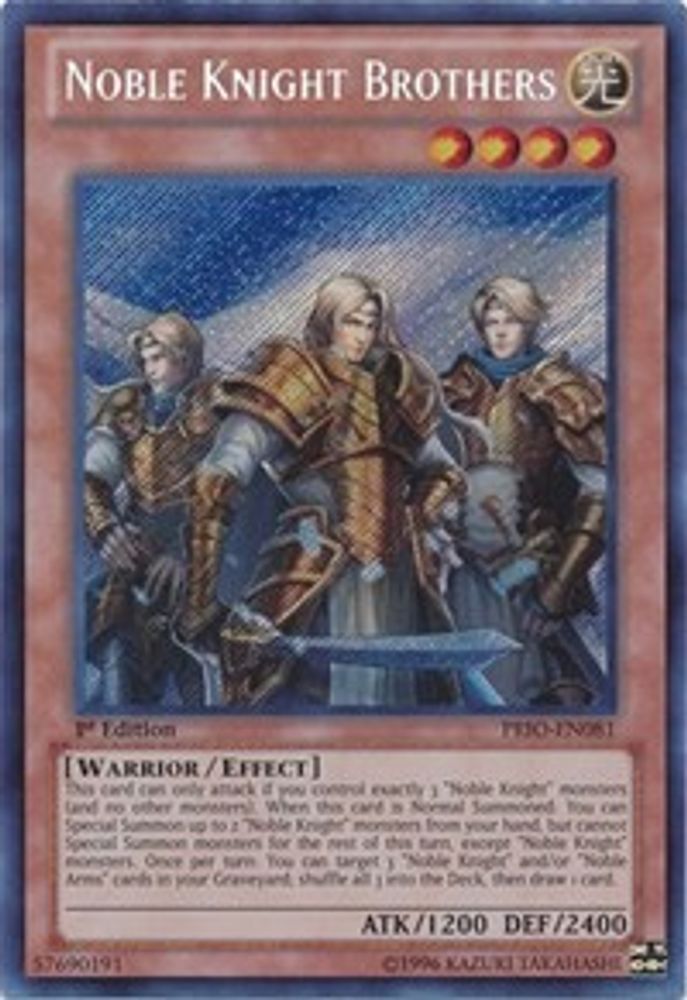 Noble Knight Brothers (PRIO-EN081) - Secret Rare