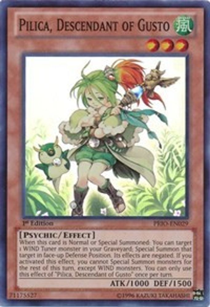 Pilica, Descendant of Gusto (PRIO-EN029) - Super Rare