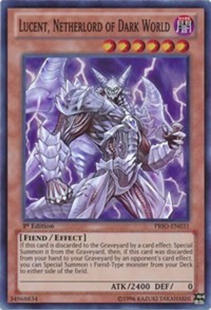Lucent, Netherlord of Dark World (PRIO-EN031) - Super Rare
