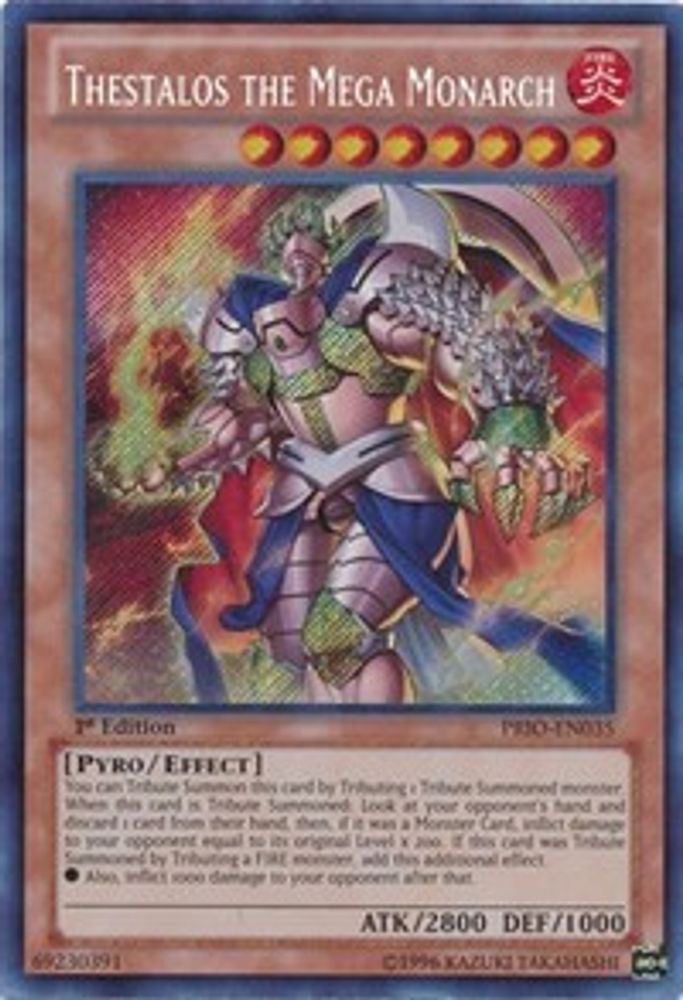 Thestalos the Mega Monarch (PRIO-EN035) - Secret Rare