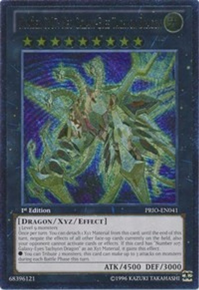 Number C107: Neo Galaxy-Eyes Tachyon Dragon (UTR) (PRIO-EN041) - Ultimate Rare