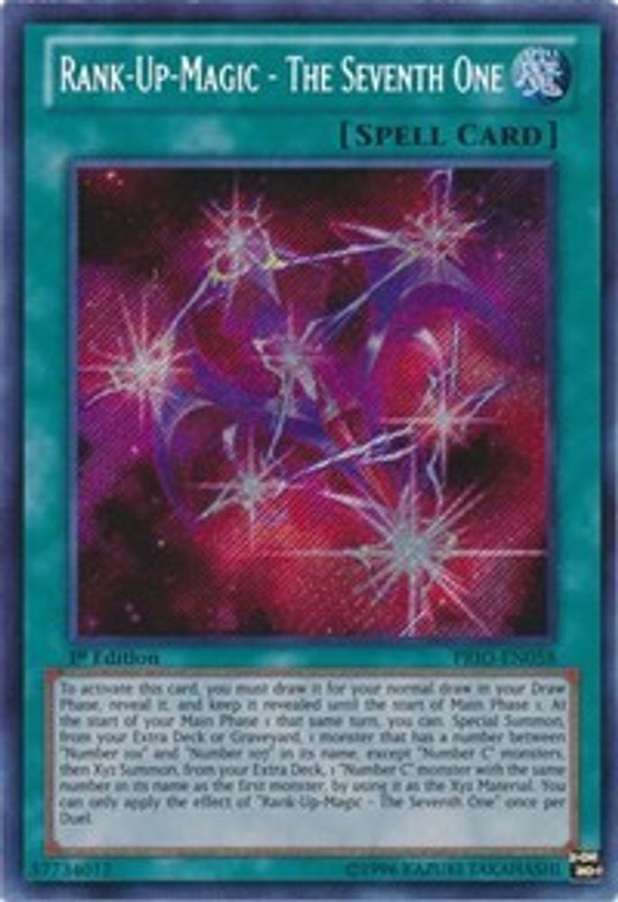 Rank-Up-Magic - The Seventh One (PRIO-EN058) - Secret Rare