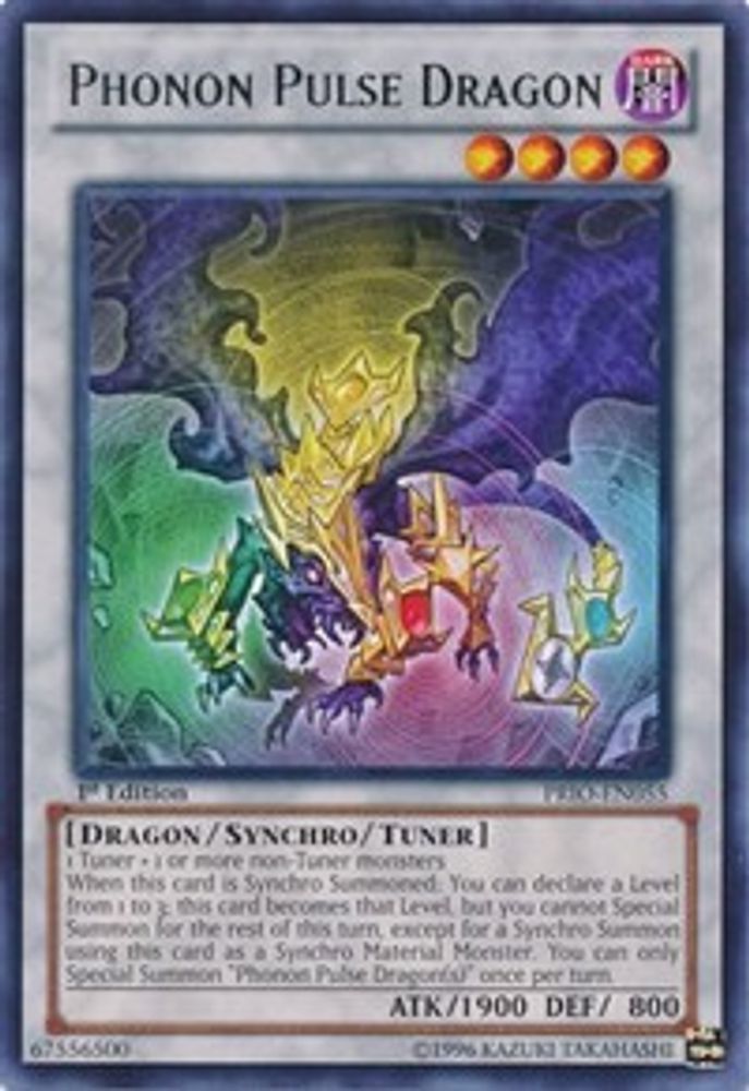 Phonon Pulse Dragon (PRIO-EN055) - Rare