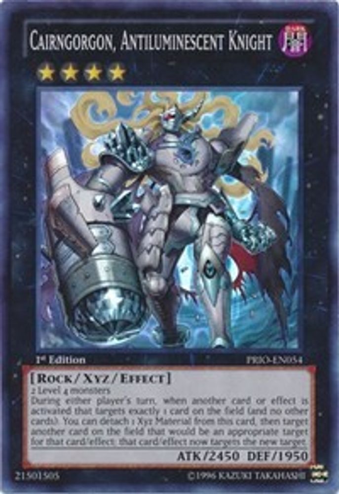 Cairngorgon, Antiluminescent Knight (PRIO-EN054) - Super Rare