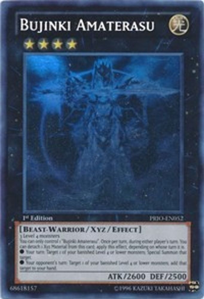 Bujinki Amaterasu (Ghost Rare) (PRIO-EN052) - Ghost Rare