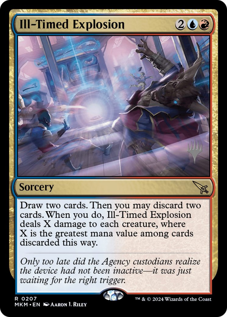 Explosion inopportune (Pack promotionnel) [Meurtres à Karlov Manor Promos] 
