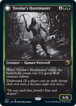 Maître chasseur de Tovolar // Chef de meute de Tovolar [Innistrad : Double fonctionnalité] 