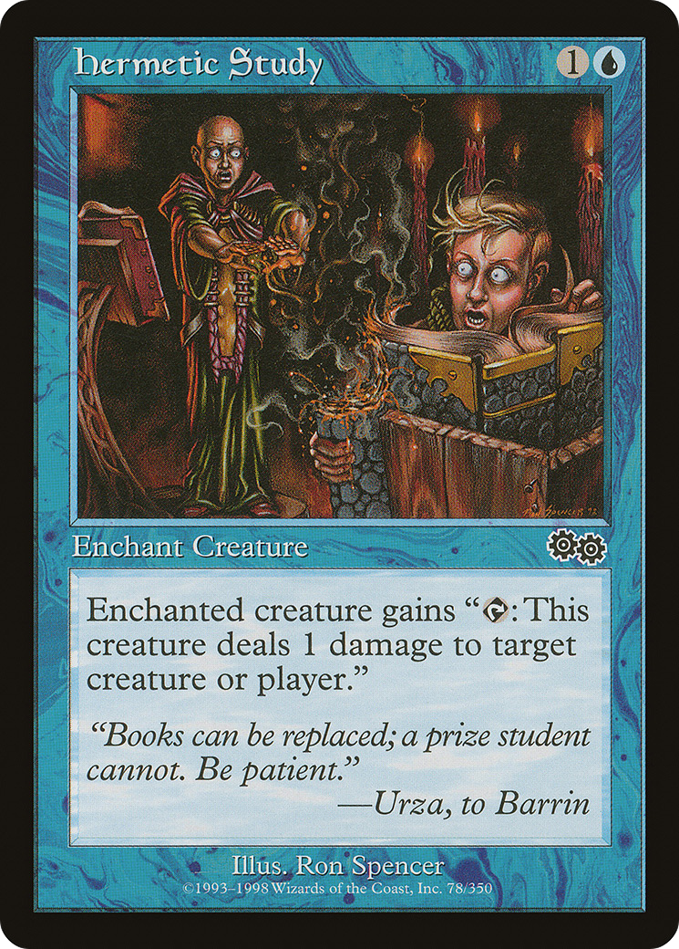 Hermetic Study (USG-078) - Urza's Saga