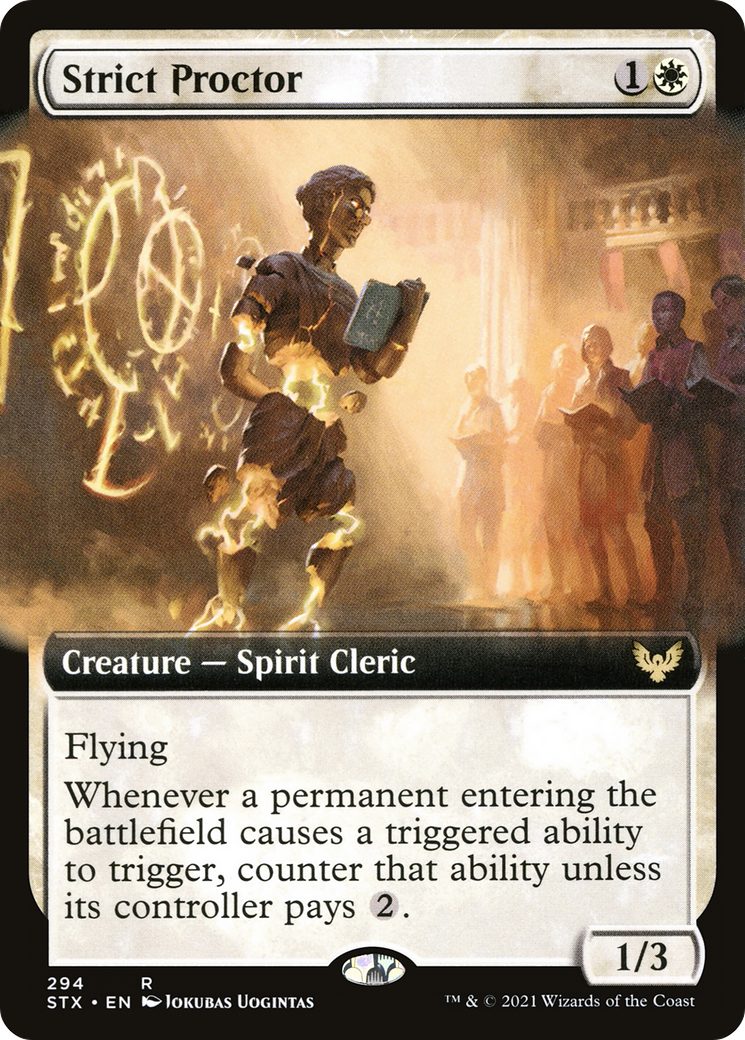 Strict Proctor (Extended Art) [Strixhaven: École des Mages] 