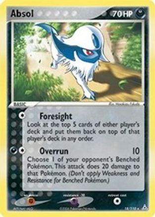 Absol (18/110) (Stamped) [EX: Holon Phantoms]